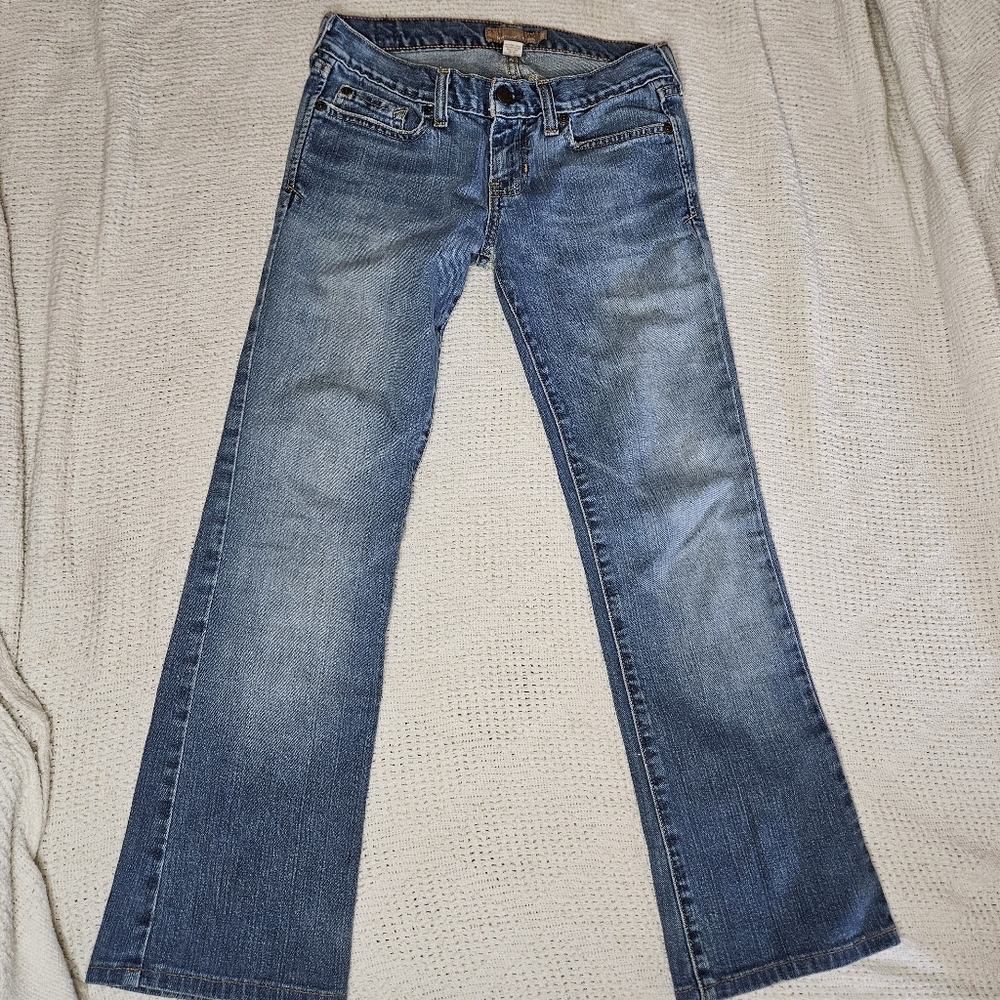 Vintage Low Rise Abercrombie & Fitch Straight Leg Bootcut Jeans Size  0 R